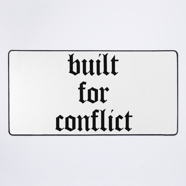 Item preview, Built for Conflict Bodybuilding Gym Motivation designed and sold by Nextstep Design.