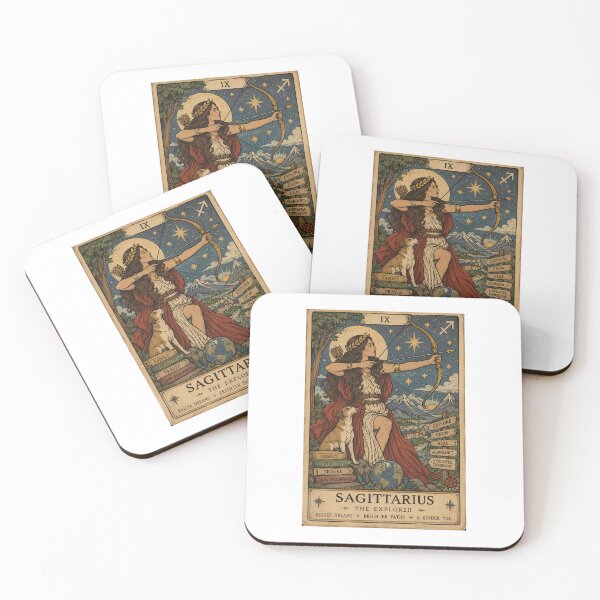 Item preview, Sagittarius Tarot Card – The Explorer | Mystic Archer Astrology Art designed and sold by Moon & Sun Tarot.