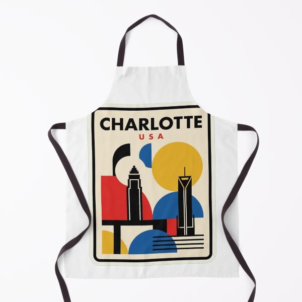 Item preview, Retro Charlotte Bauhaus Geometric Skyline designed and sold by k3rstman1.