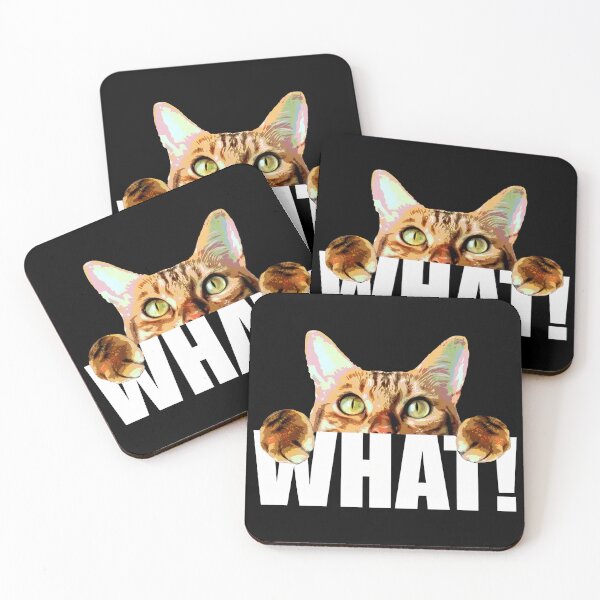 Item preview, Funny Cat Peeking What Design designed and sold by OlyvieArt.