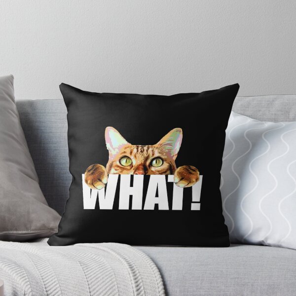 Item preview, Funny Cat Peeking What Design designed and sold by OlyvieArt.