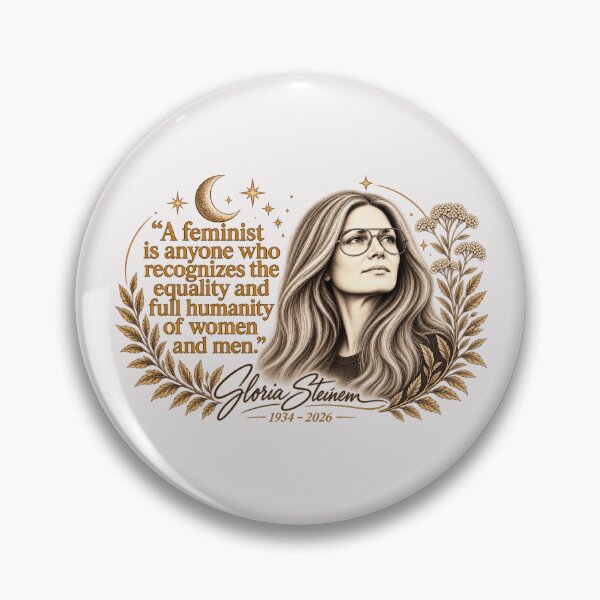 Artikelvorschau, Gloria Steinem entworfen und verkauft von urbanons.