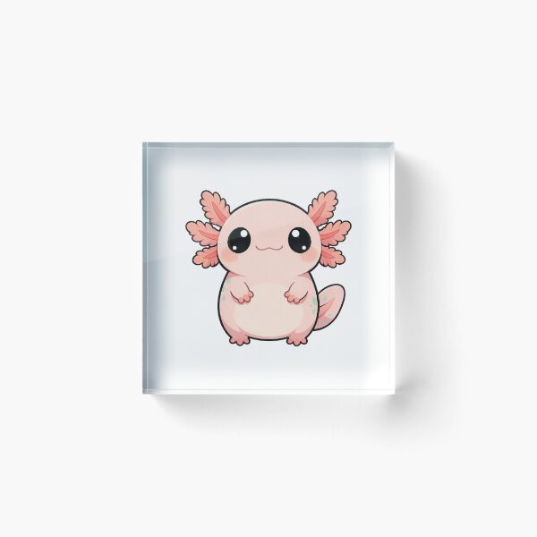 Item preview, Cute Round Axolotl Character Illustration designed and sold by The Mellonaire.