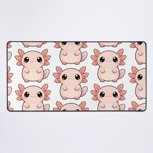 Item preview, Cute Round Axolotl Character Illustration designed and sold by The Mellonaire.