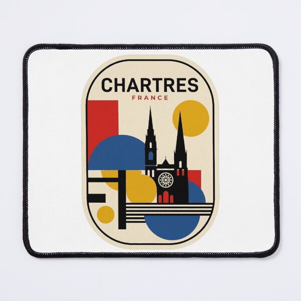 Item preview, Retro Chartres Bauhaus Geometric Skyline designed and sold by k3rstman1.