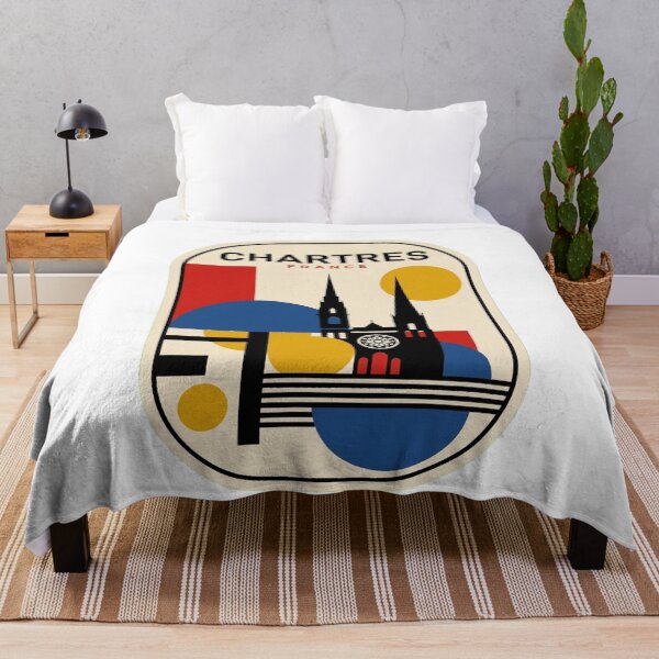 Item preview, Retro Chartres Bauhaus Geometric Skyline designed and sold by k3rstman1.