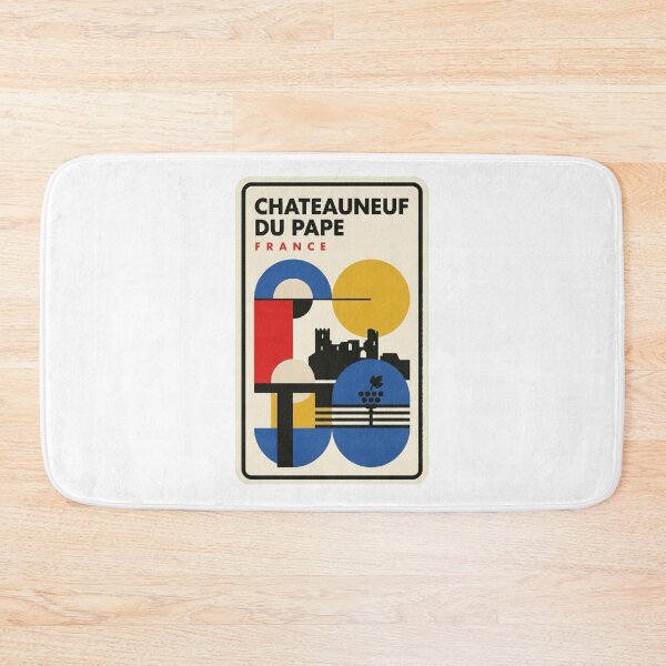 Item preview, Retro Chateauneuf Du Pape Bauhaus Geometric Skyline designed and sold by k3rstman1.
