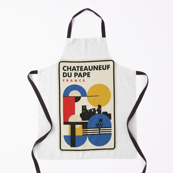 Item preview, Retro Chateauneuf Du Pape Bauhaus Geometric Skyline designed and sold by k3rstman1.