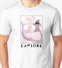 Explore (Pirate and Whale) Unisex T-Shirt