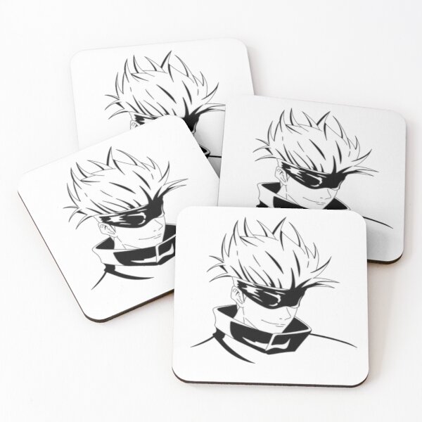 Item preview, Satoru Gojo Smirking Portrait designed and sold by BlackGrayWhite.