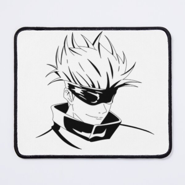 Item preview, Satoru Gojo Smirking Portrait designed and sold by BlackGrayWhite.