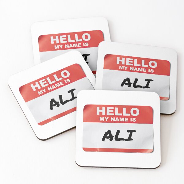 Item preview, Hello My Name Is Ali designed and sold by VFXguy.