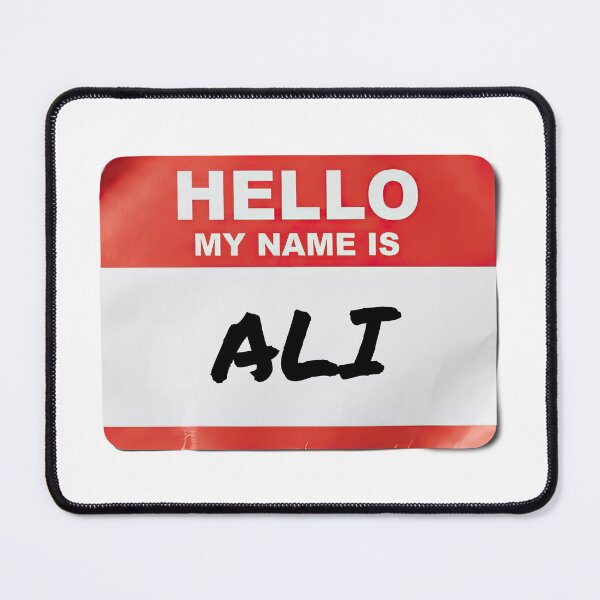Item preview, Hello My Name Is Ali designed and sold by VFXguy.