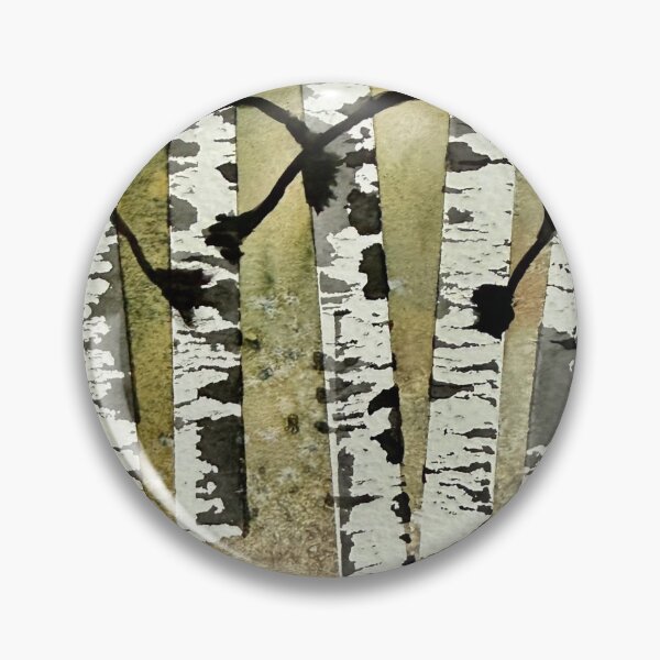 Item preview, Gentle Birch Trees in Watercolour designed and sold by LakeArtWorks.