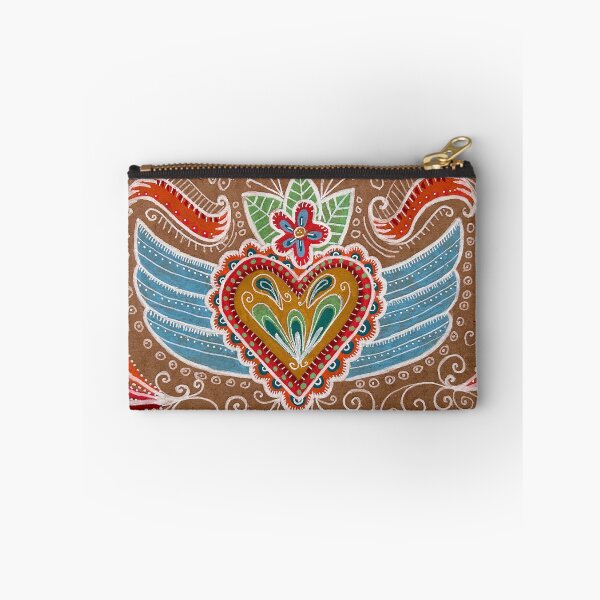 Item preview, Mexican Winged Heart Folk Art designed and sold by Fani*.