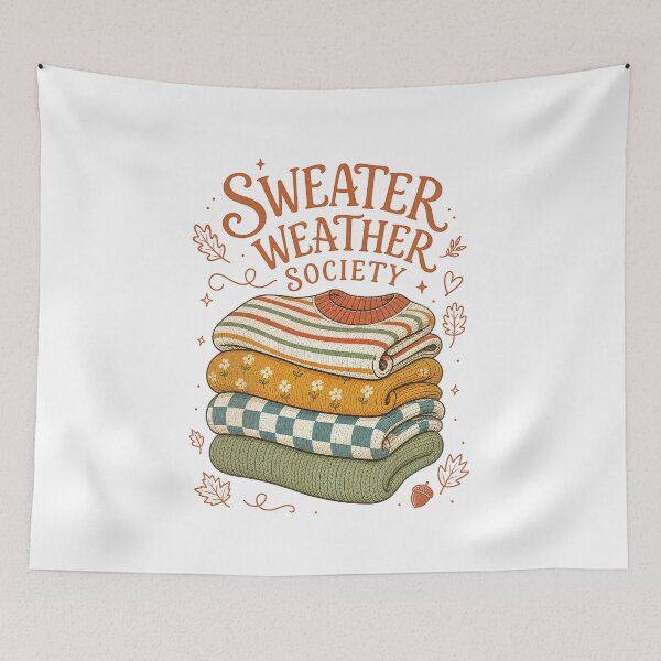 Item preview, Vintage Cozy Sweater Weather Fall designed and sold by ice-apparel.