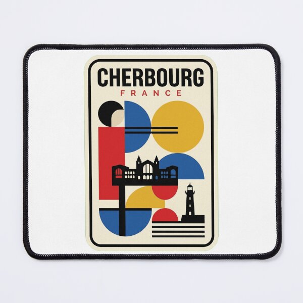 Item preview, Retro Cherbourg Bauhaus Geometric Skyline designed and sold by k3rstman1.