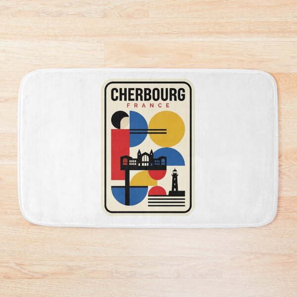Item preview, Retro Cherbourg Bauhaus Geometric Skyline designed and sold by k3rstman1.