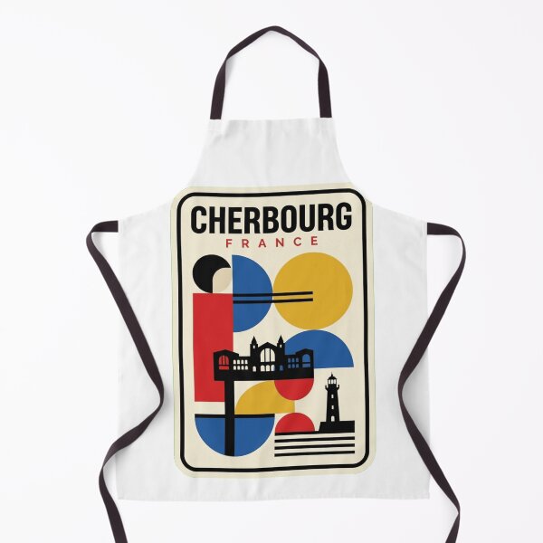 Item preview, Retro Cherbourg Bauhaus Geometric Skyline designed and sold by k3rstman1.