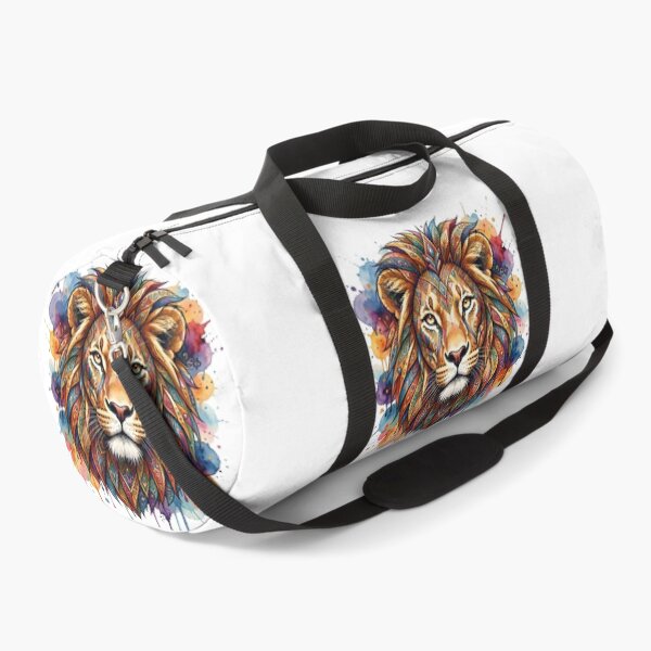 Item preview, Stylish Majestic Watercolor Lion Head Artistic Splashes designed and sold by Marcu Ioachim.