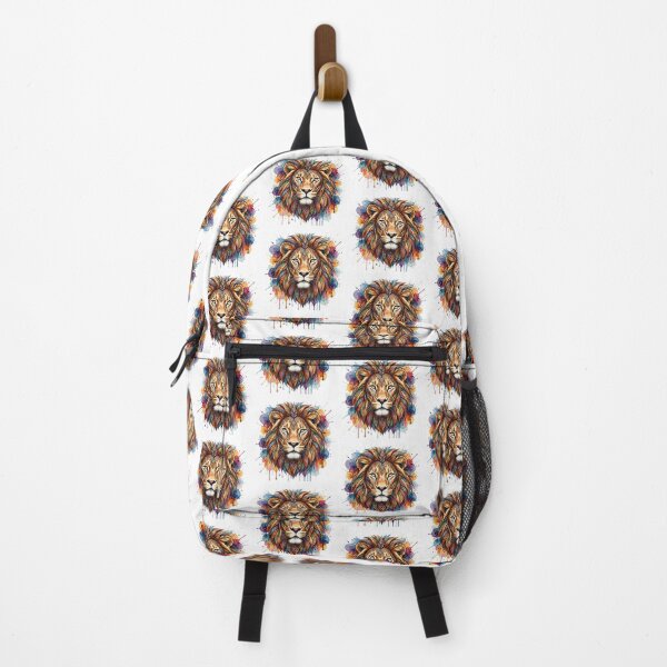 Item preview, Stylish Majestic Watercolor Lion Head Artistic Splashes designed and sold by Marcu Ioachim.