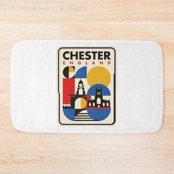 Item preview, Retro Chester Bauhaus Geometric Skyline designed and sold by k3rstman1.
