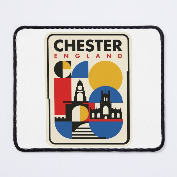 Item preview, Retro Chester Bauhaus Geometric Skyline designed and sold by k3rstman1.