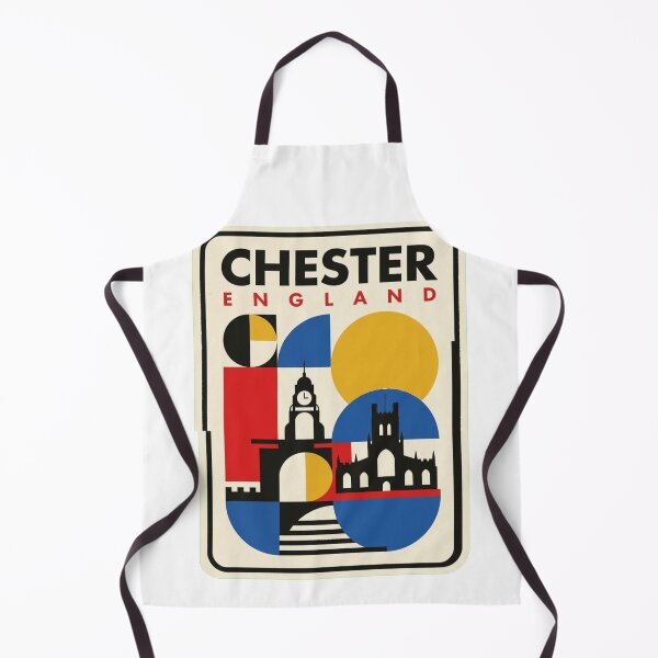 Item preview, Retro Chester Bauhaus Geometric Skyline designed and sold by k3rstman1.