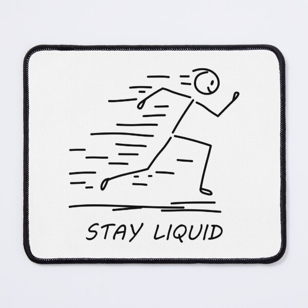 Item preview, Copy of Stay Liquid - Walking Stick Figure designed and sold by SaSe-Design.
