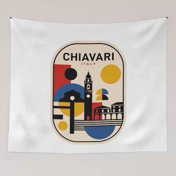 Item preview, Retro Chiavari Bauhaus Geometric Skyline designed and sold by k3rstman1.