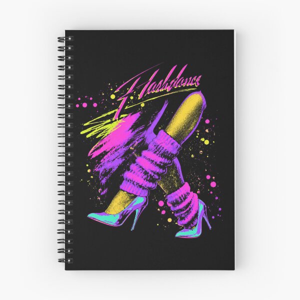Item preview, Flashdance Neon Dancing Shoes Title Logo 80s Alex Owens designed and sold by AubreeWu.