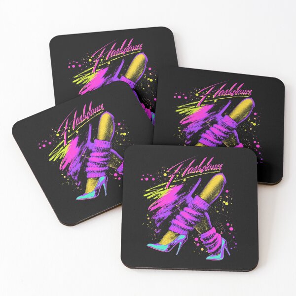 Item preview, Flashdance Neon Dancing Shoes Title Logo 80s Alex Owens designed and sold by AubreeWu.