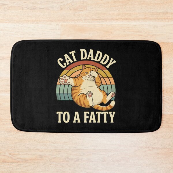 Item preview, Cat Daddy To A Fatty Retro Sunset designed and sold by OlyvieArt.