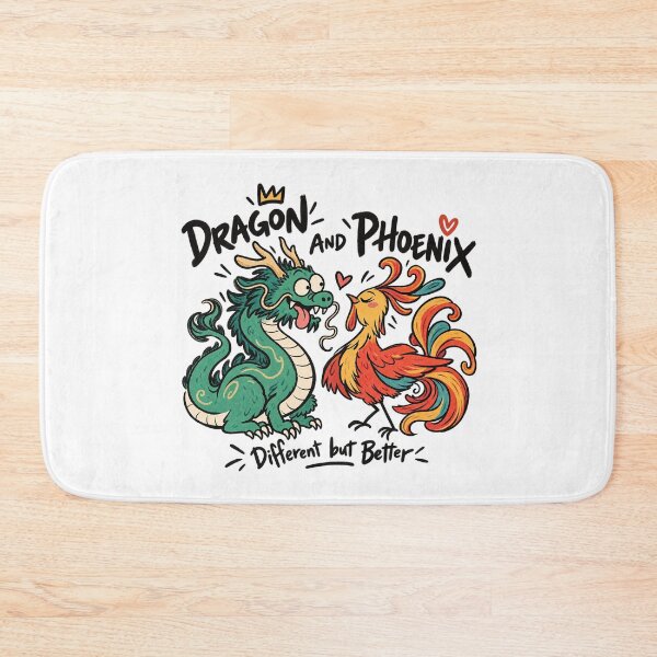 Item preview, Dragon and Phoenix – Different but Better Mythical Duo designed and sold by zzz888.