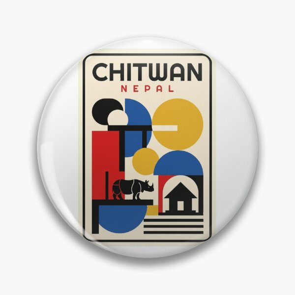 Item preview, Retro Chitwan Bauhaus Geometric Skyline designed and sold by k3rstman1.