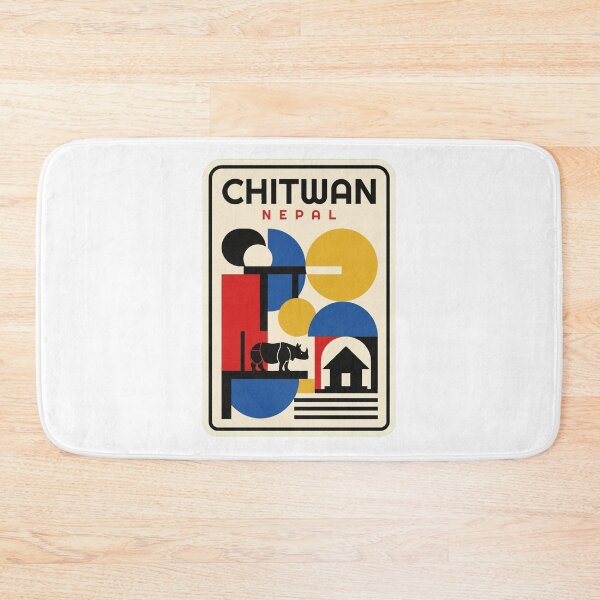 Item preview, Retro Chitwan Bauhaus Geometric Skyline designed and sold by k3rstman1.