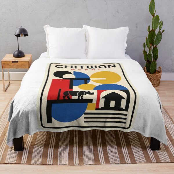 Item preview, Retro Chitwan Bauhaus Geometric Skyline designed and sold by k3rstman1.