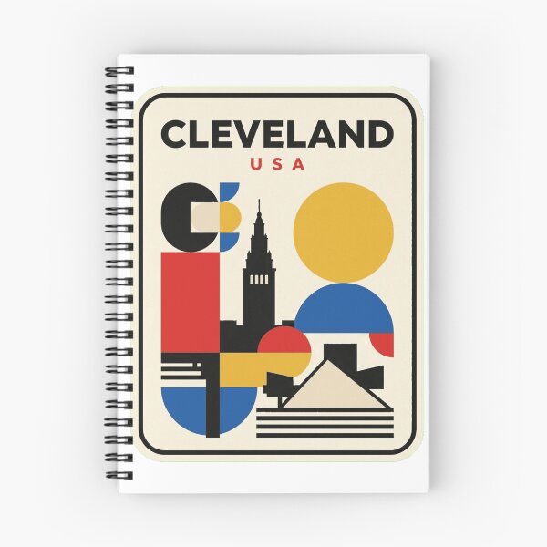 Item preview, Retro Cleveland Bauhaus Geometric Skyline designed and sold by k3rstman1.