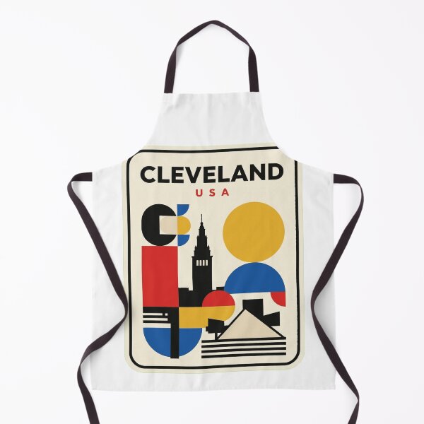 Artikelvorschau, Retro Cleveland Bauhaus Geometrische Skyline entworfen und verkauft von k3rstman1.
