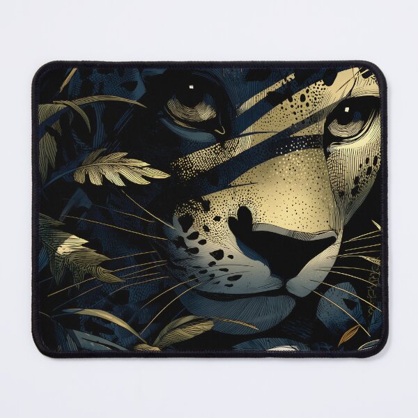 Item preview,  Midnight Leopard in the Tropical Shadows designed and sold by ClubVacay.