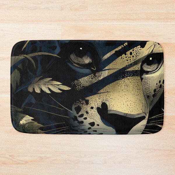 Item preview,  Midnight Leopard in the Tropical Shadows designed and sold by ClubVacay.