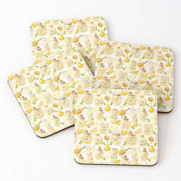 Item preview, Cute Honey Lemon Soda Seamless  designed and sold by KJackArtwork.