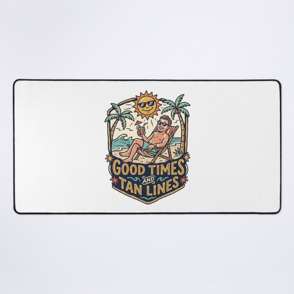 Item preview, Good Times And Tan Lines Beach Vacation designed and sold by Mr Lee.