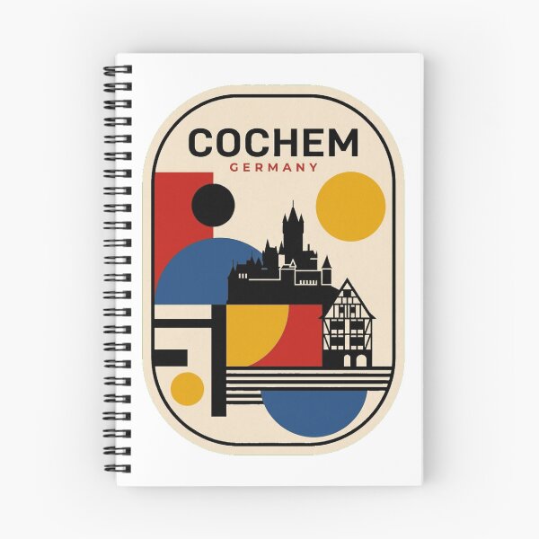 Item preview, Retro Cochem Bauhaus Geometric Skyline designed and sold by k3rstman1.
