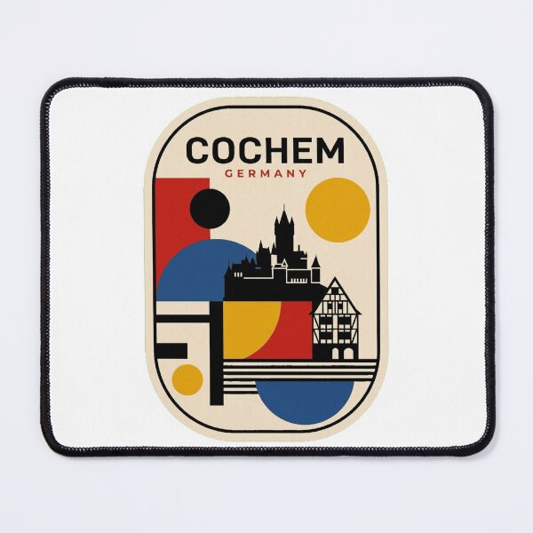 Item preview, Retro Cochem Bauhaus Geometric Skyline designed and sold by k3rstman1.