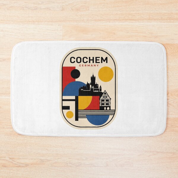 Item preview, Retro Cochem Bauhaus Geometric Skyline designed and sold by k3rstman1.
