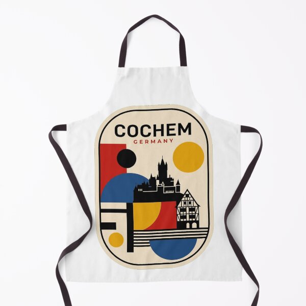 Item preview, Retro Cochem Bauhaus Geometric Skyline designed and sold by k3rstman1.