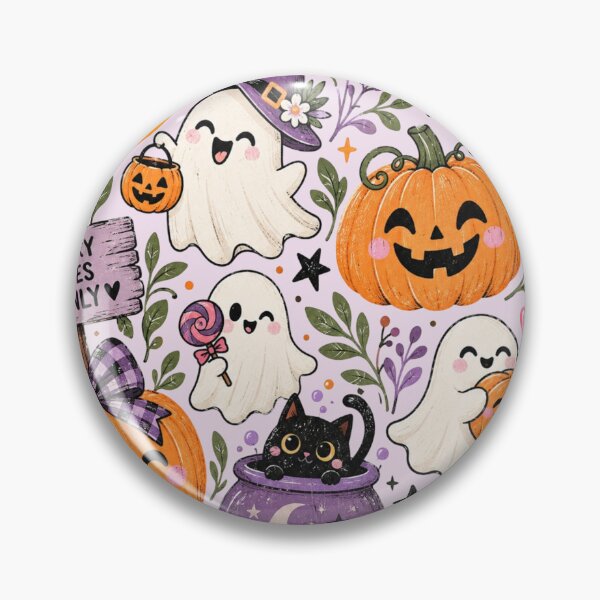 Item preview, Floral Halloween, Spooky Season, Preppy Halloween, Cute Fall Pumpkin Aesthetic, Trendy Autumn Style, Festive Halloween Gift designed and sold by Quiajia.