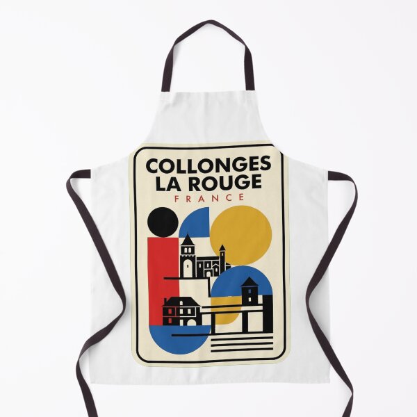 Item preview, Retro Collonges La Rouge Bauhaus Geometric Skyline designed and sold by k3rstman1.