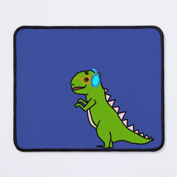 Item preview, autistic dinosaur (indigo blue background) designed and sold by MentaLee.